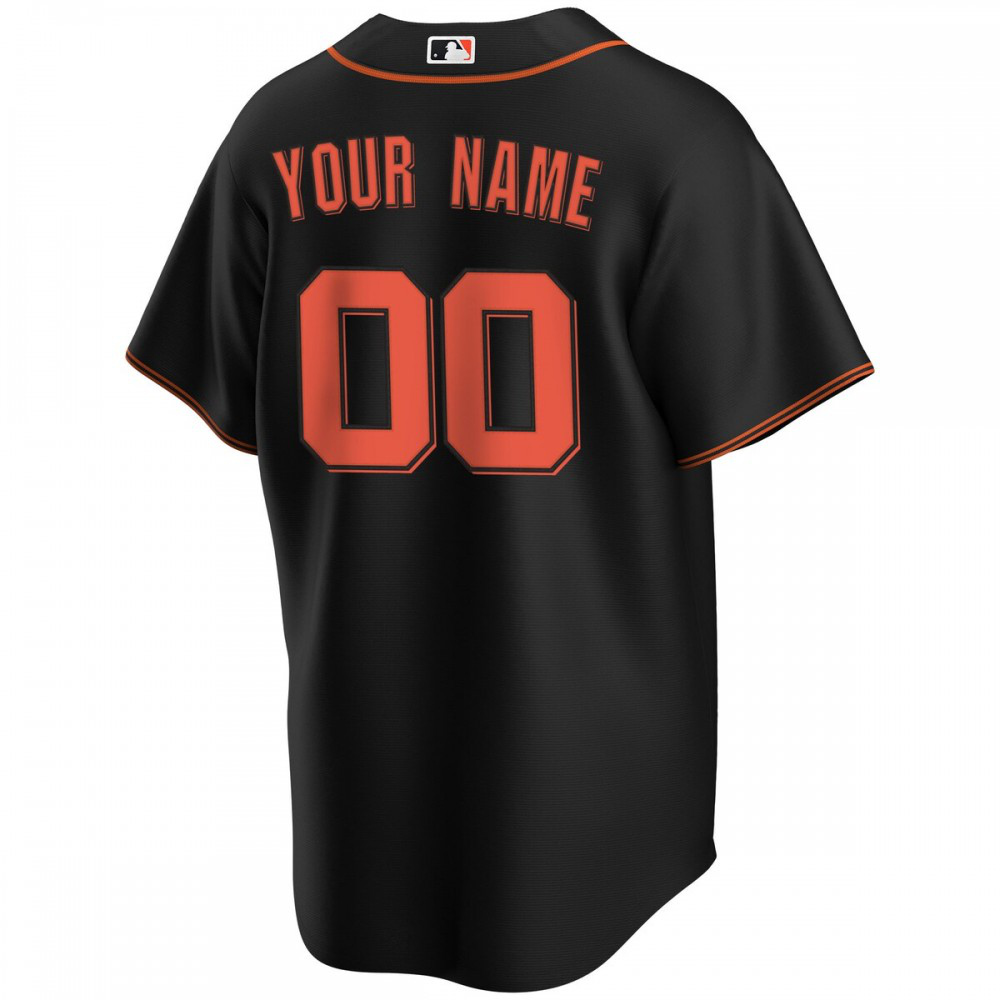 San Francisco Giants Alternate Replica Custom Jersey - Black-Pro Kit Vault | Brand New 26/27 Sports Jerseys